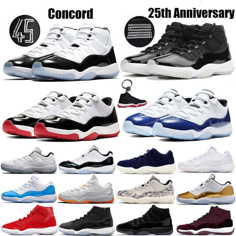 

Basketball Shoes Sneakers Sports Trainers Low Legend Blue 25Th Anniversary Mens 11 11S Jumpman Bred Concord 45 Space Jam Cap And Gown, 39 low cherry