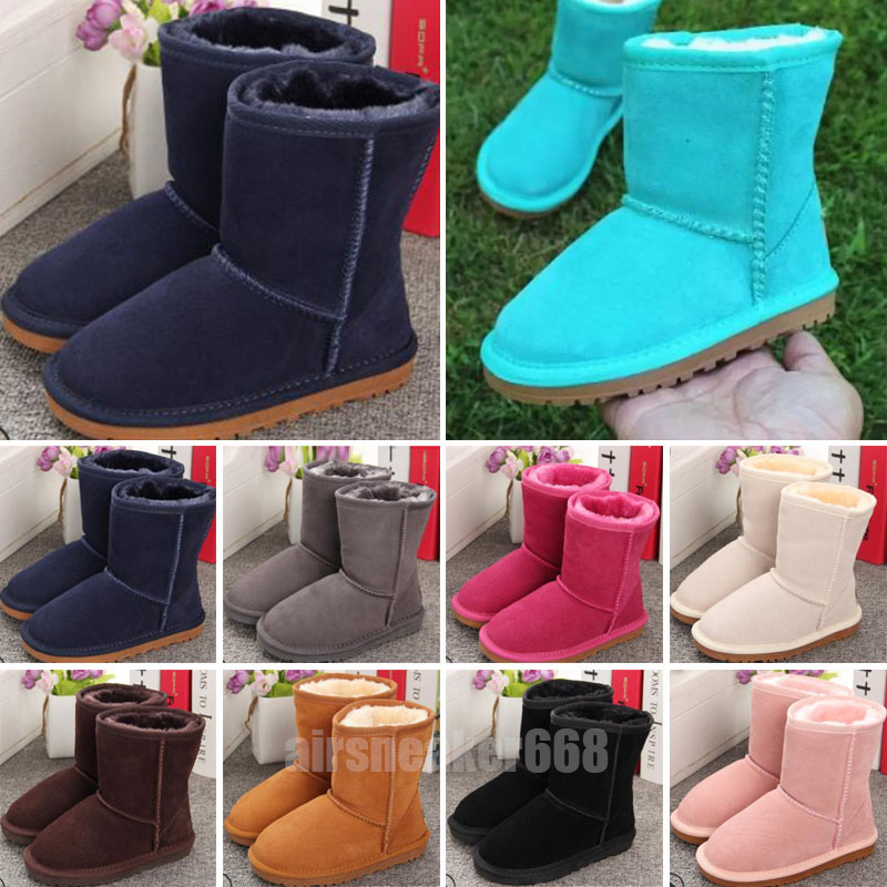 

Girls Boots Shoes Snow Boots Warm Shoes Winter Warm Toddler Plush Hot Sell Brand WGG 35-41, Color 1