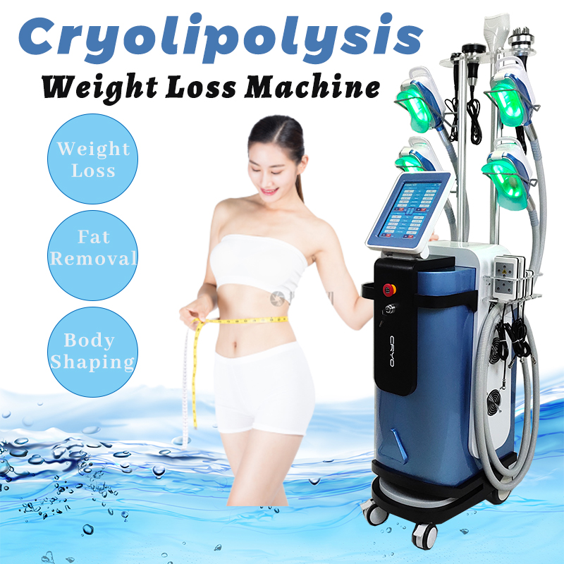 

Multifunctional Cryolipolysis Cavitation Slimming Machine Fat Freezing Weight Loss Lipo Laser Diode Body Shaping Salon Use