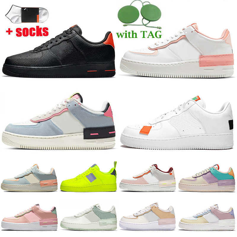 

Low 1 Womens Mens Running Shoes Shadow One Black Orange Coral Pink Sunset Pulse Sail Barely Green White Off Tropical Twist Pistachio Frost, B22 white blue 36-40