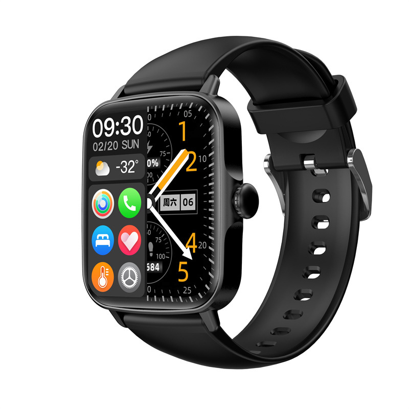 

YEZHOU waterproof touch 1.81 Large Screen wireless Smart Watch with Encoder Knob Information Reminder Bluetooth Calling