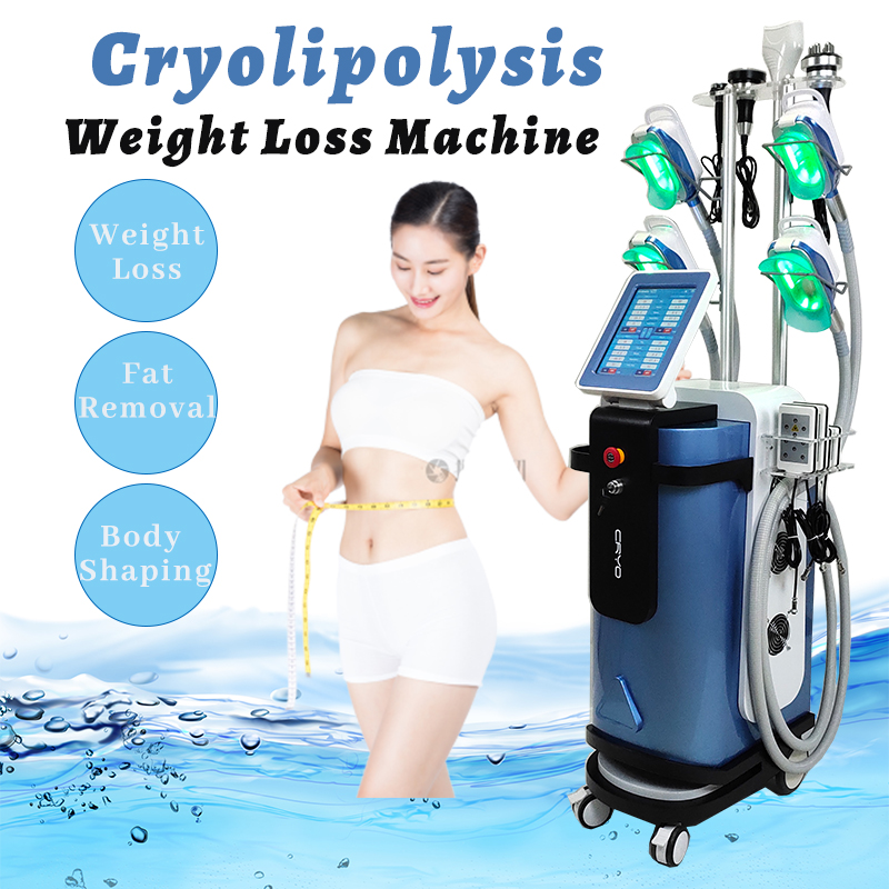 

Vacuum Therapy Fat Freezing Cryolipolysis Slimming Machine Multifunctional Weight Loss 40k Ultrasonic Cavitation Body Shaping Equipment