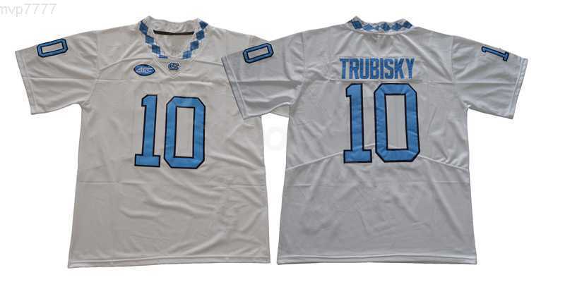 

Mvp7777 American College Football Wear UNC College 10 Mitchell Trubisky Jersey Men University North Carolina Tar Heels Football Jerseys Sale, Black