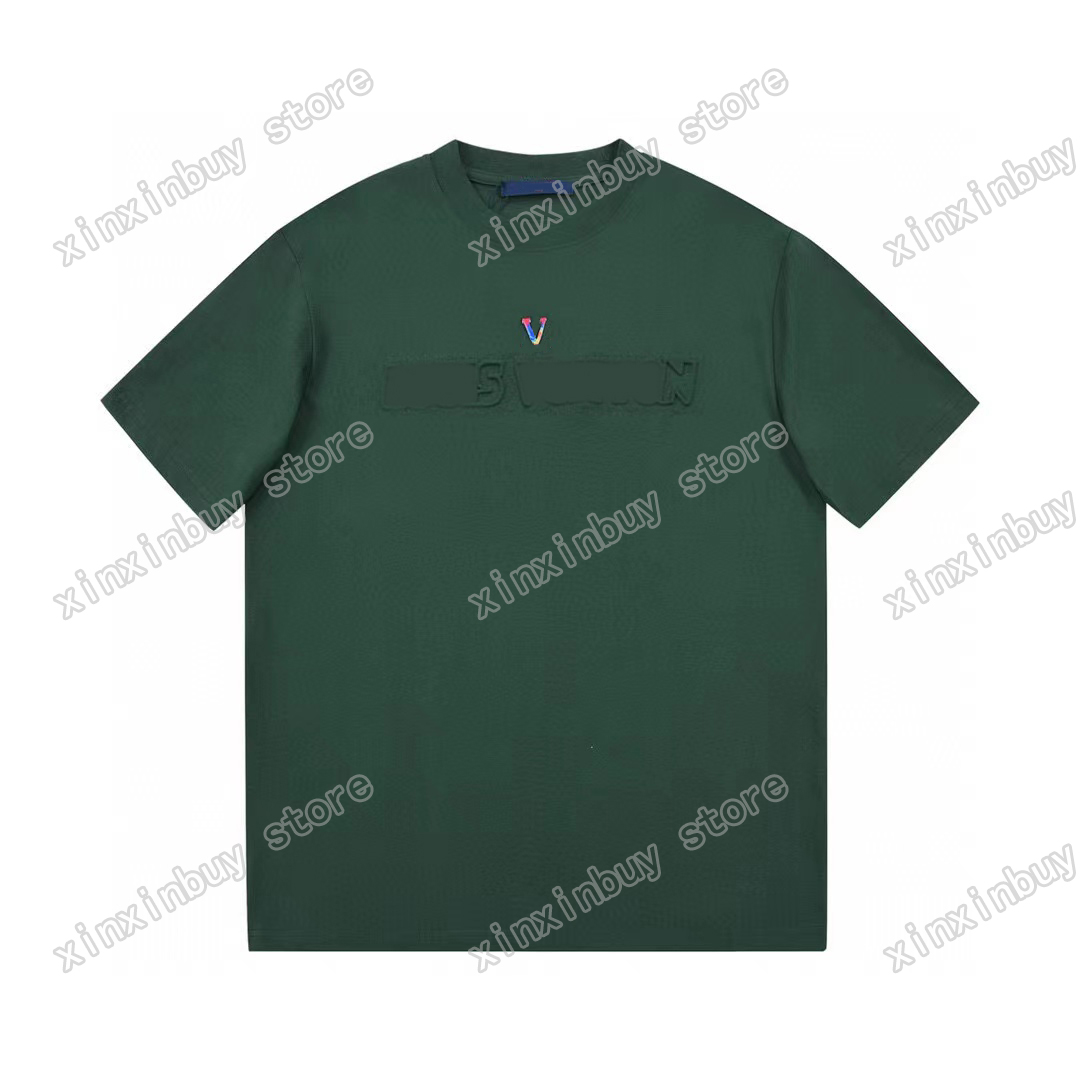 

xinxinbuy Men designer Tee t shirt Paris Emboss letter music print long sleeve cotton women green black white S-2XL, 01