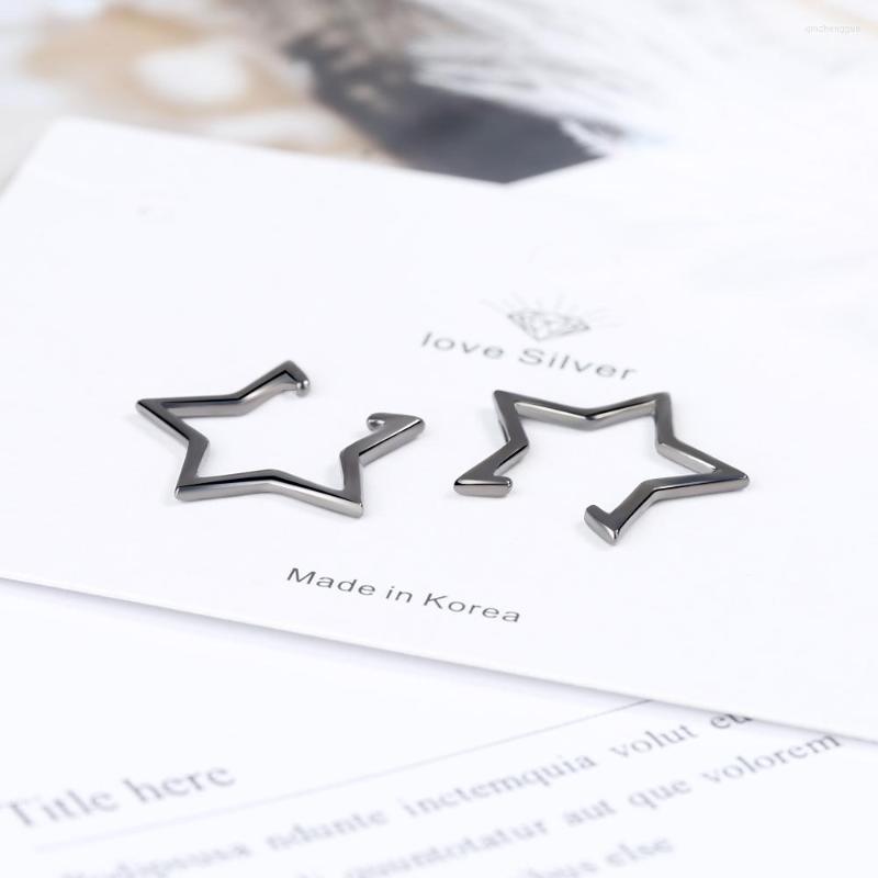 

Backs Earrings Five-pointed Star No Pierced Ear Clip 2022 Fashion Trendy Bone Creative Jewelry Wholesale