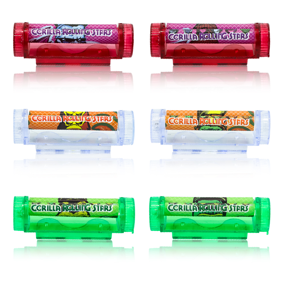 

CHROMIUM CRUSHER Gorrila Multi Use Smoking Plastic 78mm Rolling Machine 3 In 1 Roll Cigarette Maker With Grinder