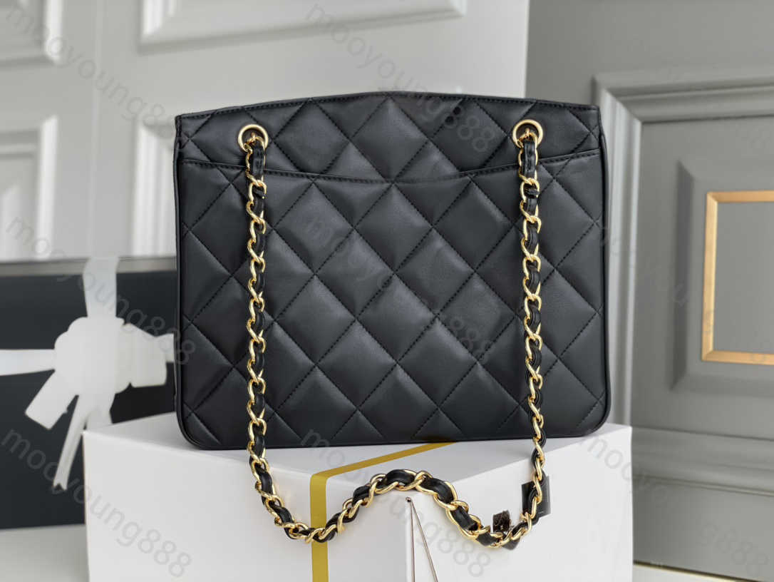 

10A Top Tier Quality Luxury Designers Vintage Gold Tote Caviar Quilted Bag Women Small Shopping Bag Purse Shoulder Bags Real Leather Clutch, Upload pics to contact us