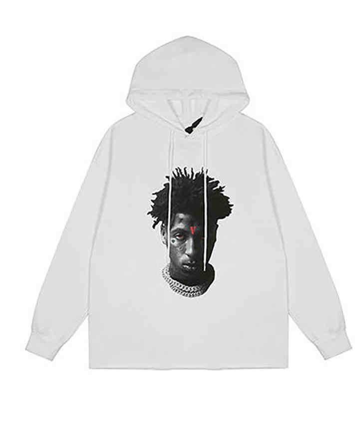 

23SS Designer Palm Fashion Europe And America Brands Chaopai 999 Double Sided V Printing Spring Autumn High Street Mens And Womens Loose Winter Hooded Sweater