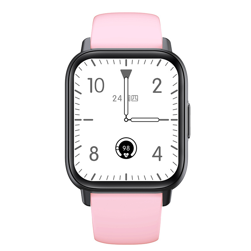 

YEZHOU big touch screen silicon strap Smart Watch with Body Temperature Blood Oxygen Detection Bluetooth Reminder Multi-Function Sport Step Counting swimming