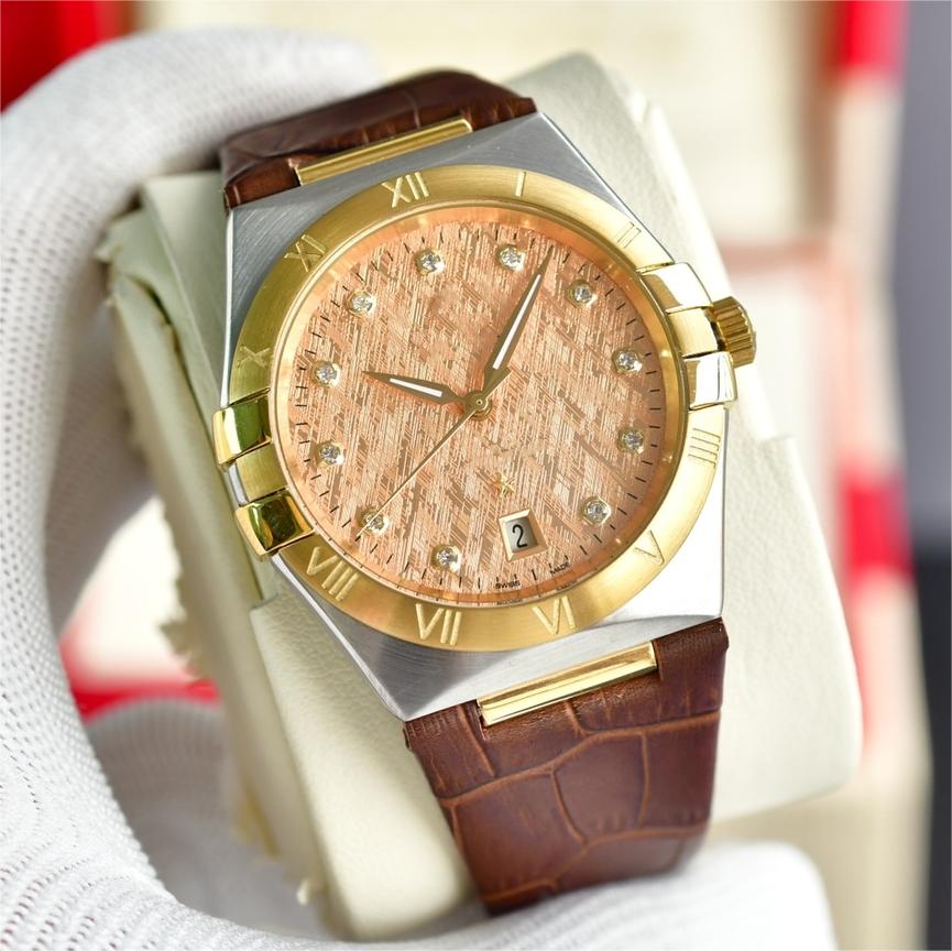 

mens diamond watches men luxury watch master design sports automatic movement waeches gold leather watchs strap sapphire waterproof wristwatch