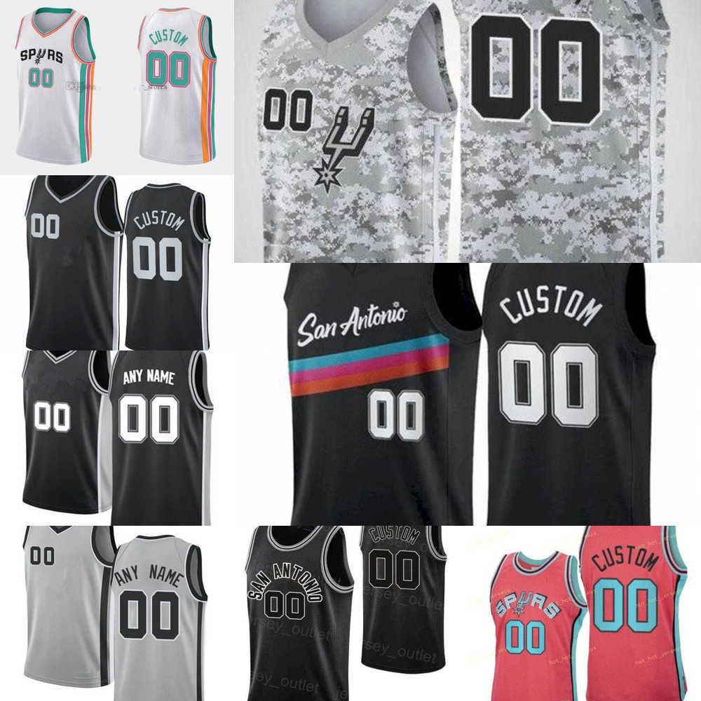 

Men Women Youth San Antonio''Spurs''Custom 10 Jeremy Sochan 41 Gorgui Dieng 35 Romeo Langford 14 Blake Wesley 22 Malaki Branham Basketball Jerseys, Colour
