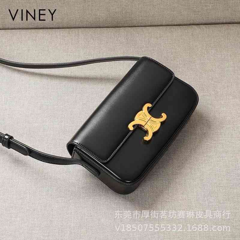 

Guangzhou original luxury women's bag Triomphe leather armpit one shoulder, Original factory