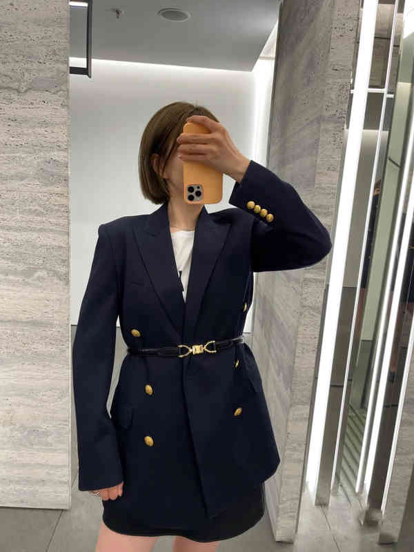 

Gaoding cel new worsted wool gold button lapel suit in autumn and winter 2021, Graph color