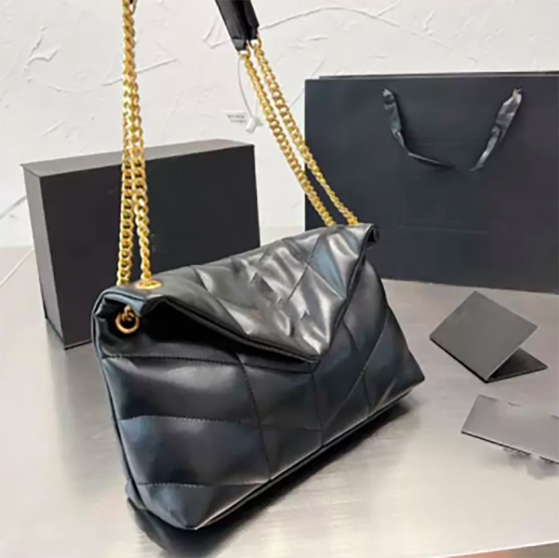 

Bags purses designer womens handbag bag lou lou Cloud Made Metal Chain Shoulder Strap Ladies Shoulders luxurys designers messenger Snapshot small cross body, Black silver