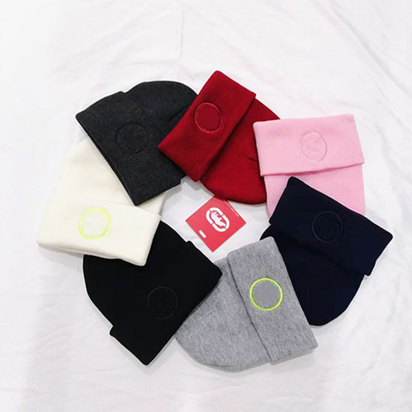 

LL Beanies Ladies Knitted Men and Women Fashion For Winter Adult Warm Hat Weave Gorro Hat 7 Colors