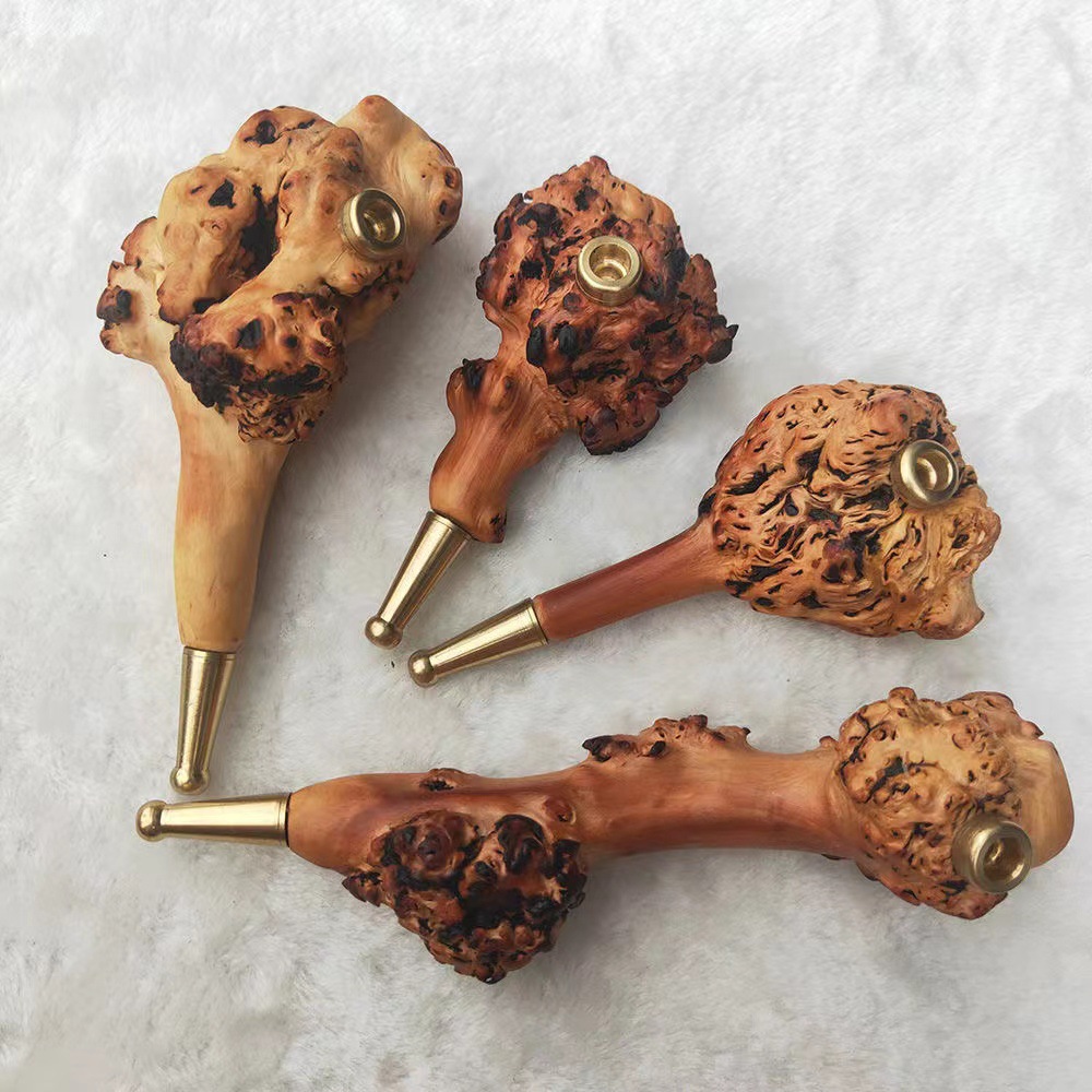 

smoke shop Durable Wooden Smoking Pipes Holder Pipes for Tobacco Cigar Accessory