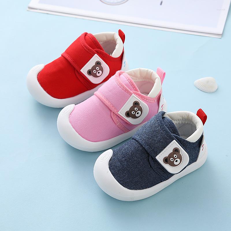 

First Walkers Casual Canvas Baby Shoes Kids Sneakers Girl Boy Solid Color Socks Infant Toddler Non Slip Sports