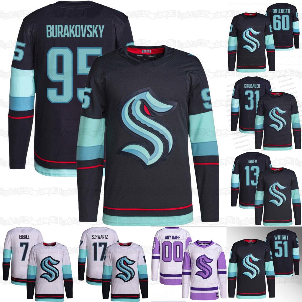 

Andre Burakovsky Seattle Philipp Grubauer Kraken Jersey Eberle Shane Wright Alexander True Jaden Schwartz Chris Driedger Brandon Tanev Adam, White women s-xxl