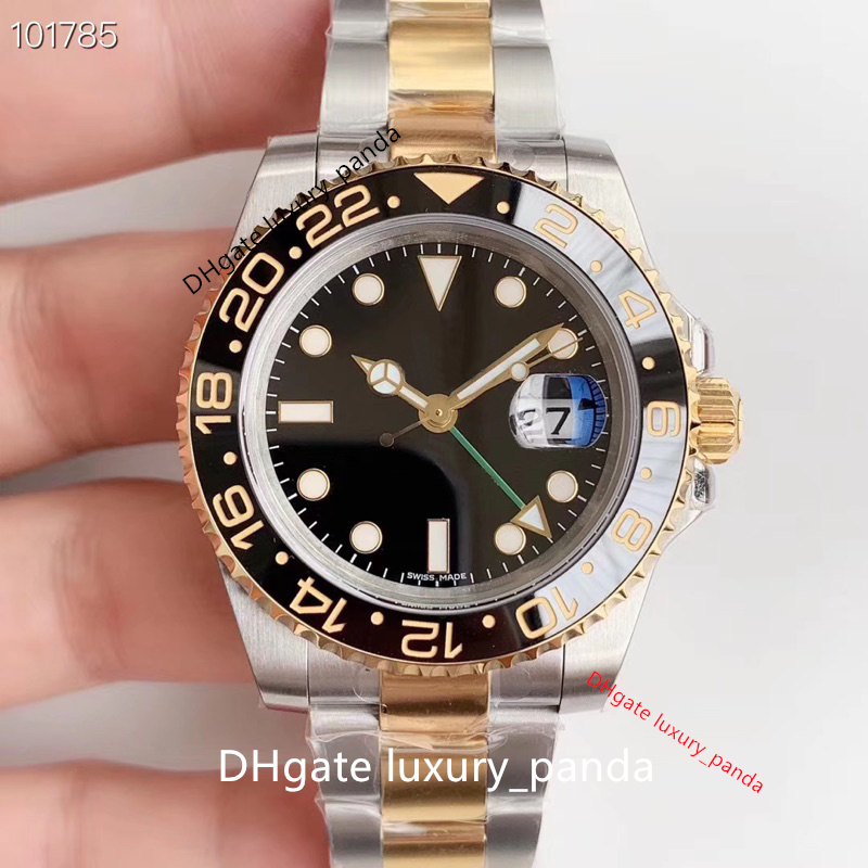 

Luxury automatic mechanical watch 40mm CAL.3186 3285 movement men's watches 904L sapphire glass ceramic ice blue luminous waterproof watch