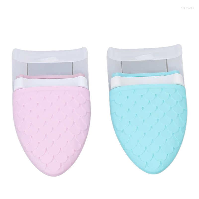 

Makeup Sponges Eyelash Curler ABS Material Lightweight Ergonomic Design Anti Skid Fish Scales Exterior Lashes High Elastic Silicone For