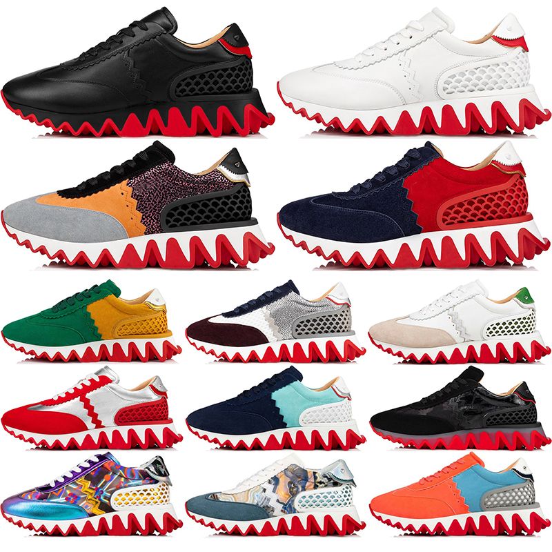 

With Box Designer Christians Shoes Red-Bottoms Designer Running Shoes Fashion Comfortable Wear Resistant Casual Shoes Trainers Sneakers JQNn, #4