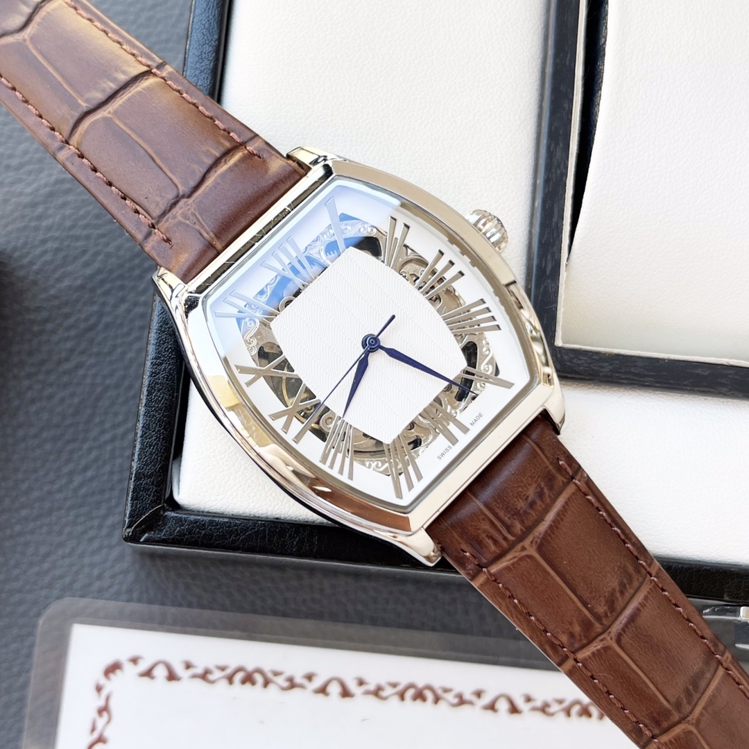 

fashion mens watch automatic mechanical movement watches 42mm Leather watchs strap life waterproof montre de luxe casual business sapphire wristwatches