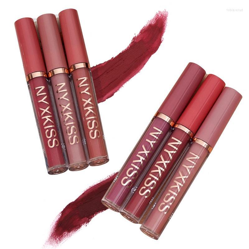 

Lip Gloss Velvet Matte Set Moisturizing And Lightweight Milk Tea Easy To Apply Glaze