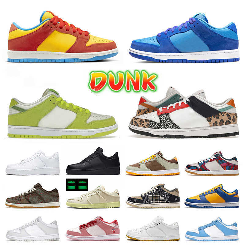 

Dunks Lows 1 One Running Shoes Mens Womens Dunkes Low Paisley Panda Sb Designer Sneakers Bart Simpson Safari Cactus Jack Offs White, 36-45 civilist thermography