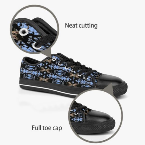 

Men Stitch Shoes Custom Sneakers Hand Painted Canvas Mens Women Fashion Black Low Cut Breathable Walking Jogging Trainers