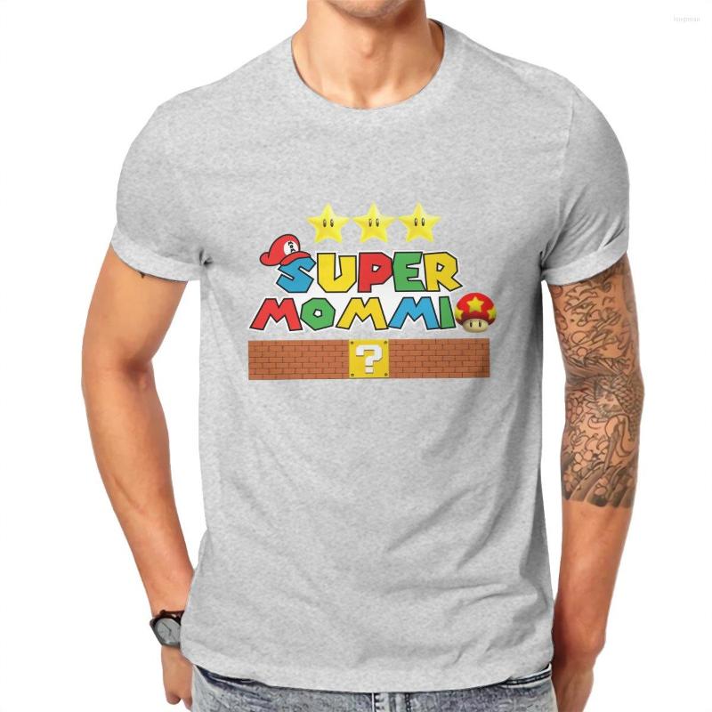 

Men's T Shirts Wholesale Summer Super Mommio Funny Unisex Customize Couples Matching Tshirts 13, Navy blue