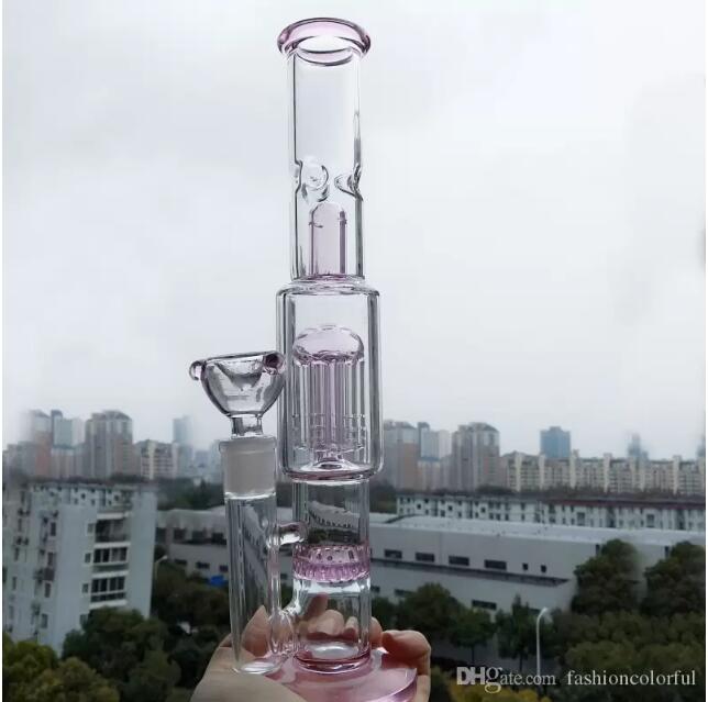 

Heady Dab Rigs Percolator Water Bongs Hookahs Smoke Pipe Daisy Glass Water Pipes 3 Layers Cute Bong 11 Inches 14mm Joint