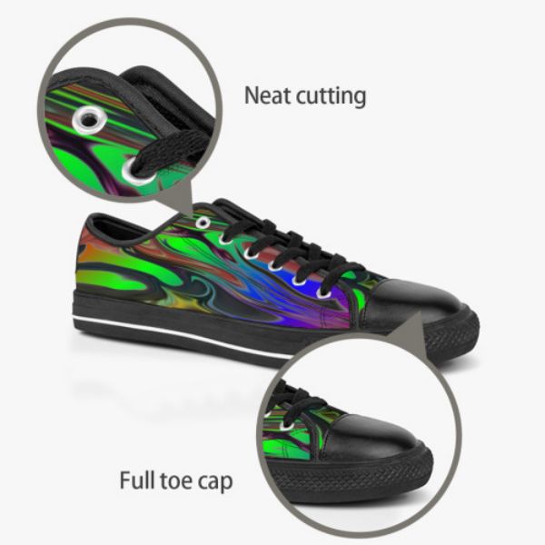 

Men Stitch Shoes Custom Sneaker Hand Painted Canvas Womens Fashions Laser Low Cut Breathable Walking Jogging Women Trainers