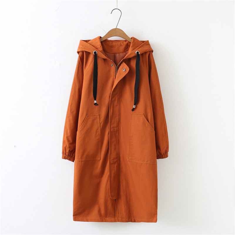 

Women's Trench Coats Female Windbreaker Spring Korean Hooded Long Trench Coat Female Loose Overcoat Women Basic Coats Clothing Gabardina Mujer 221111, Gray