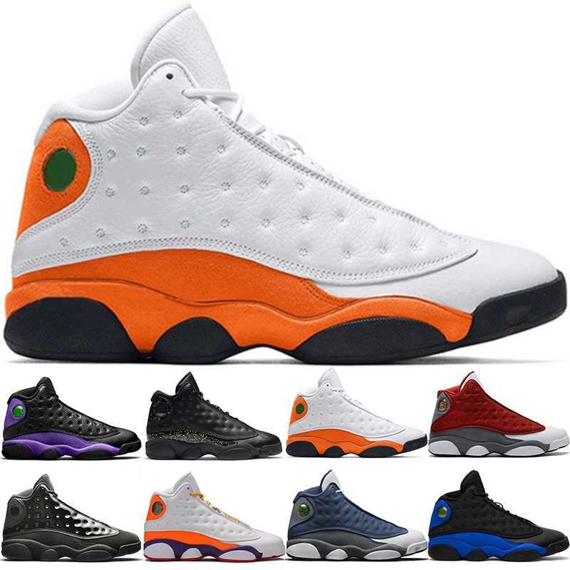 

2021 13 13s Basketball Shoes For Men Red Flint Hyper Royal Gold Glitter Court Purple Reverse Bred Mens Trainers Sneaker Size 7-13, Box
