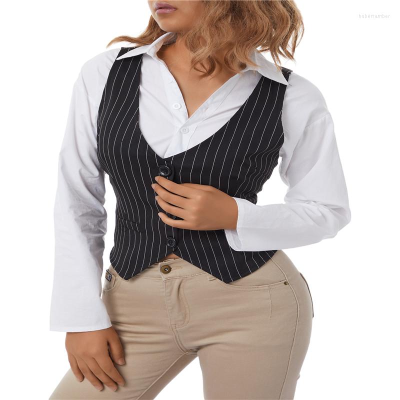 

Women' Vests Women Sexy Y2K Dressy Vest Jackets Slim Fit Button Halter V-Neck Tuxedo Suit Waistcoats Versatile Racerback Vintage Streetwear