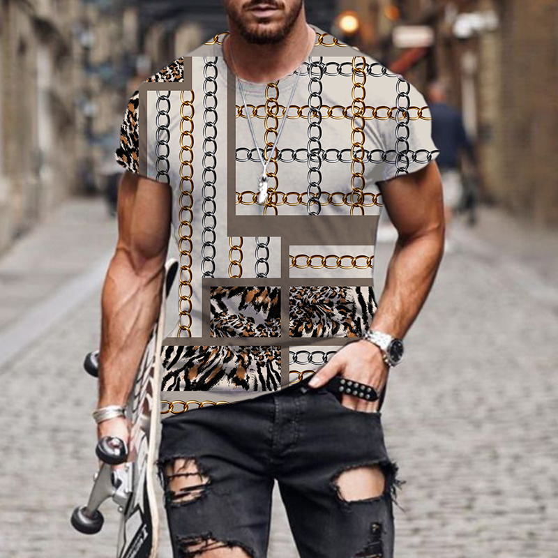 

New 3D Print Causal Clothing High end luxury pattern Fashion Men Women T-shirt Plus Size Size -7XL 014, Color of picture