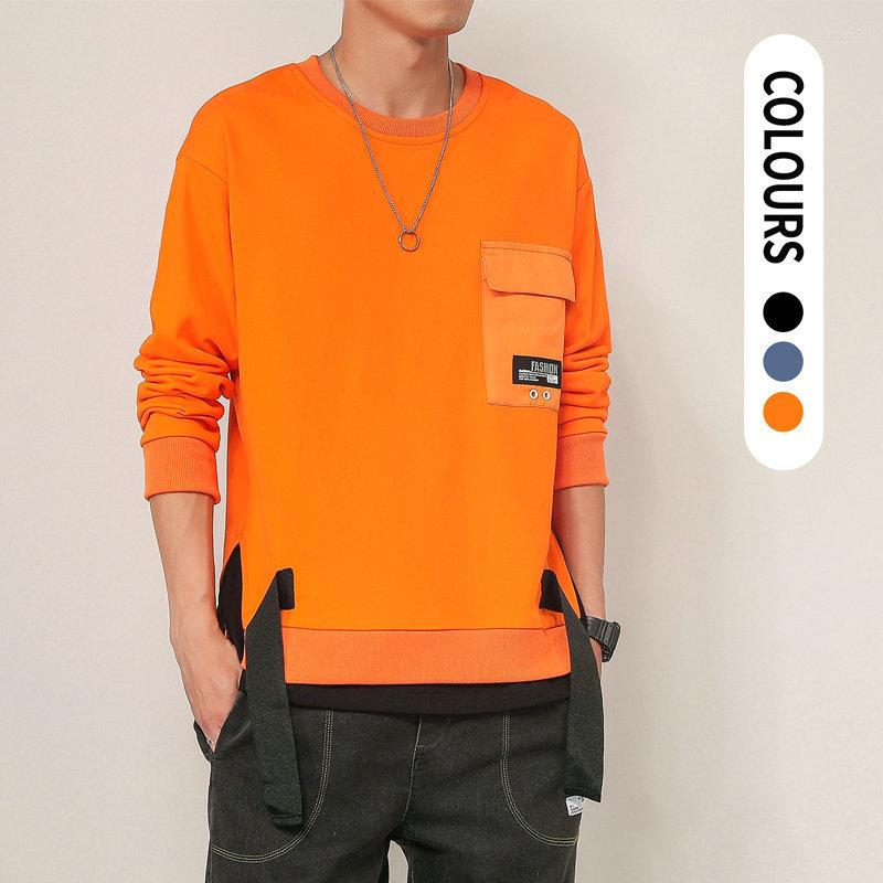 

Men's Hoodies Men Fashion 2022 Sweater Spring Style Casual Korean Trendy Hedging Harajuku Clothing Sweatshirt, Black