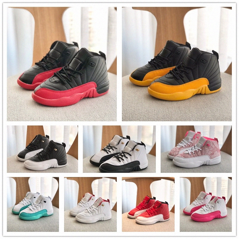 

Kid Shoes Designer Jumpman 12s Kids ToddlerS youth Outdoor trainer boys Basketball Sneakers Infants Chicago Shoe Baby Sports Athletic trainers