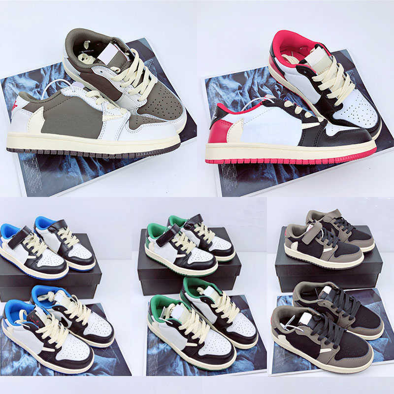 

Kids shoes Jumpman 1 Basketball sneakers OG low s 1S Children jordams Running UNC Homage To Home Royal Blue boys SIZE 25-35 N6MM