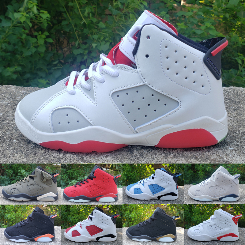 

Kids basketball shoes cactus 6 6s sneakers university blue Bordeaux electric green White Barely Rose DMP Hare Boy Girls Youth Children sports trainers Size 28-35, As photo 4