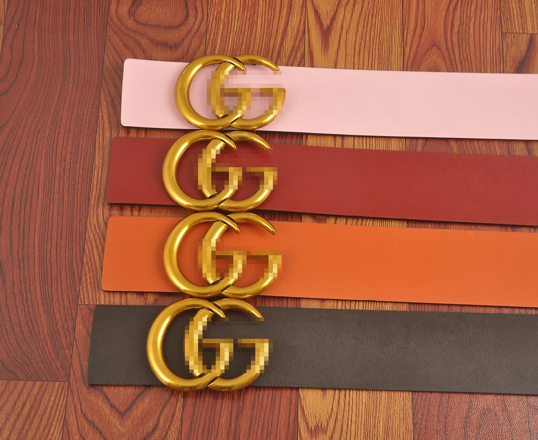 

Designer Belts Reversible Buckle Belt for Man Woman Width 3.4cm 3.8cm Optional 5 Color Quality Cowhide, Coffee