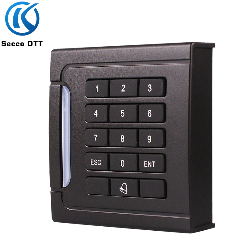 

Independent door entry systems all-in-one machine swipe password authentication 13.56Mhz IC or 125Khz ID 6000 user capacity External Wiegand card reader