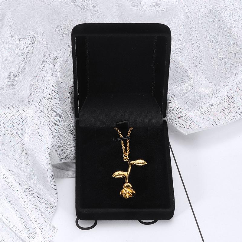 

Jewelry Pouches Wholesale Black Decoration Box Velvet Ring Earring Necklace Fashion Display Storage For Valentine's Day Gift