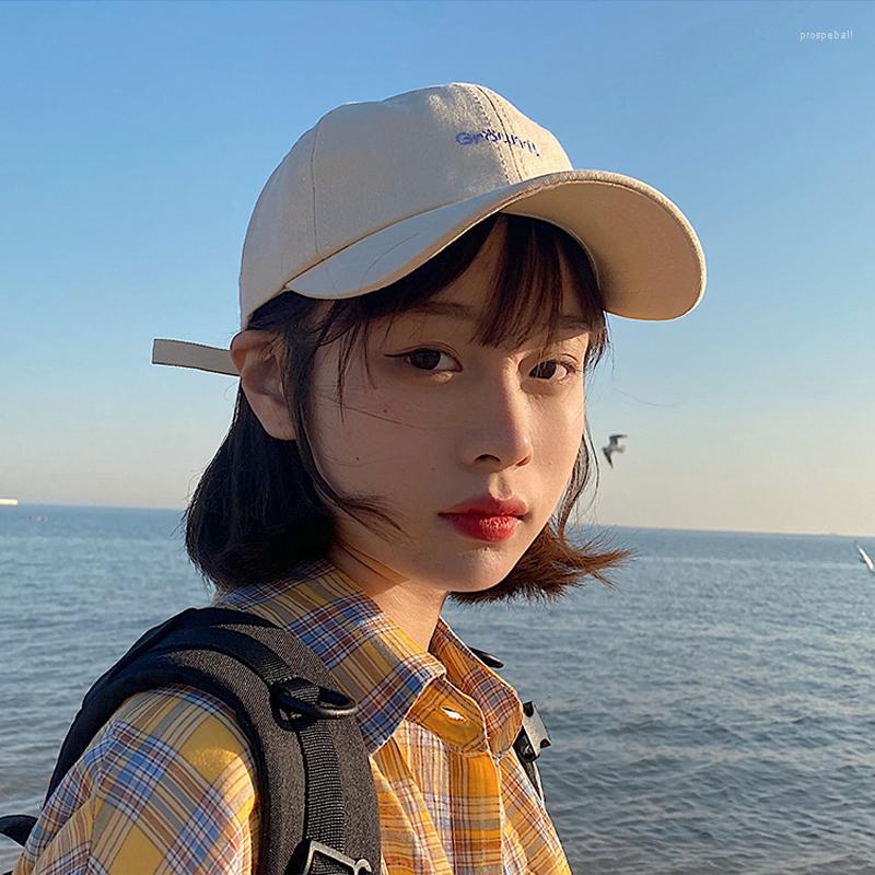 

Berets Foux Baseball Caps Women Summer Embroidery Letter Snapback Hats Korean Style Fashion Adjustable Cotton Sun Visors Shade 2022, Purple