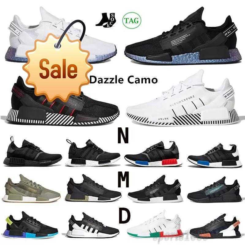 

yeezys yezzys designer Nmd r1 v2 White Speckled mens running shoes Dazzle Camo Core Black Grey Gradient Neon Aqua Tones Mexico City Mun, #6