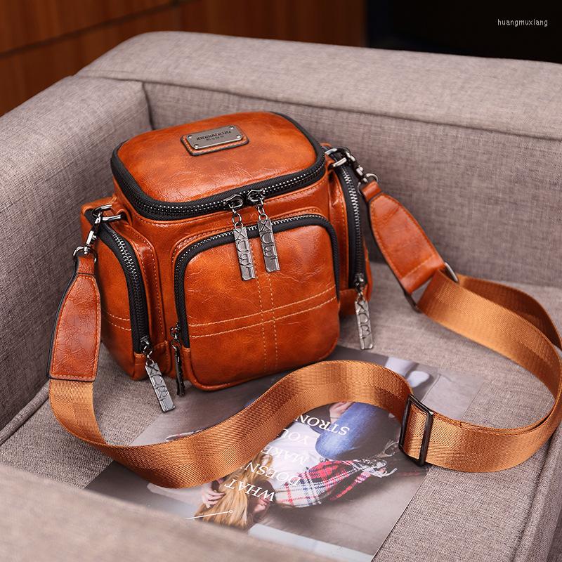 

Evening Bags Johnature 2022 Fashion Women Shoulder Multifunctional Camera Bag Pu Leather Large Capacity Solid Color Crossbody, Black