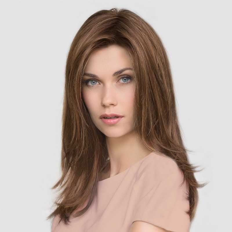 

Women's Hair Wigs Lace Synthetic Women's Golden Brown Pick Dye Gradient Curly Wig Headset Medium Long Hair, Light brown