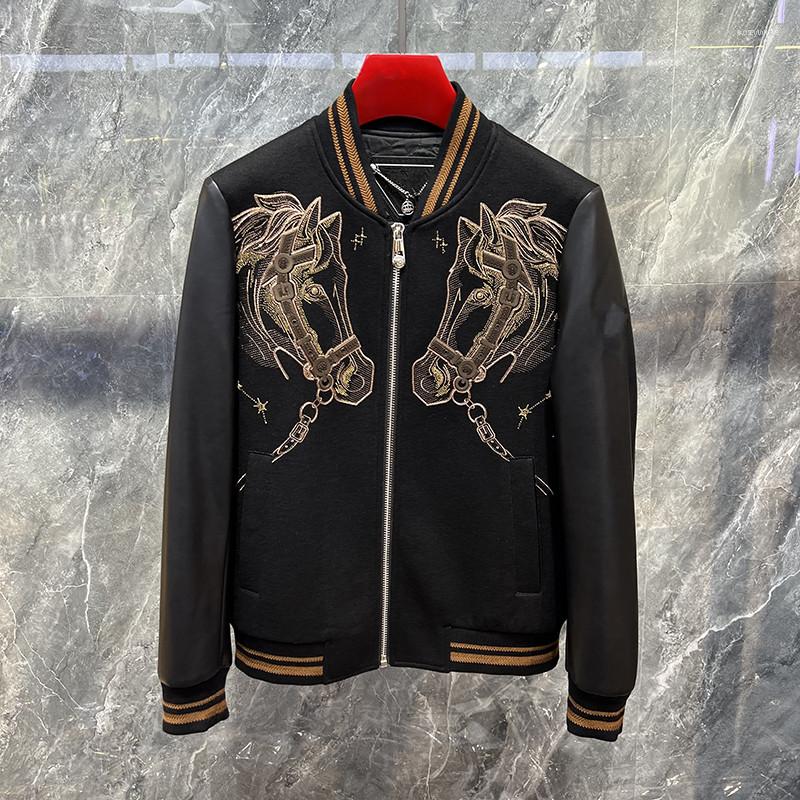 

Men's Jackets Z10312 Fashion Men's Coats & 2022 Runway Luxury European Design Party Style Clothing, Picture shown