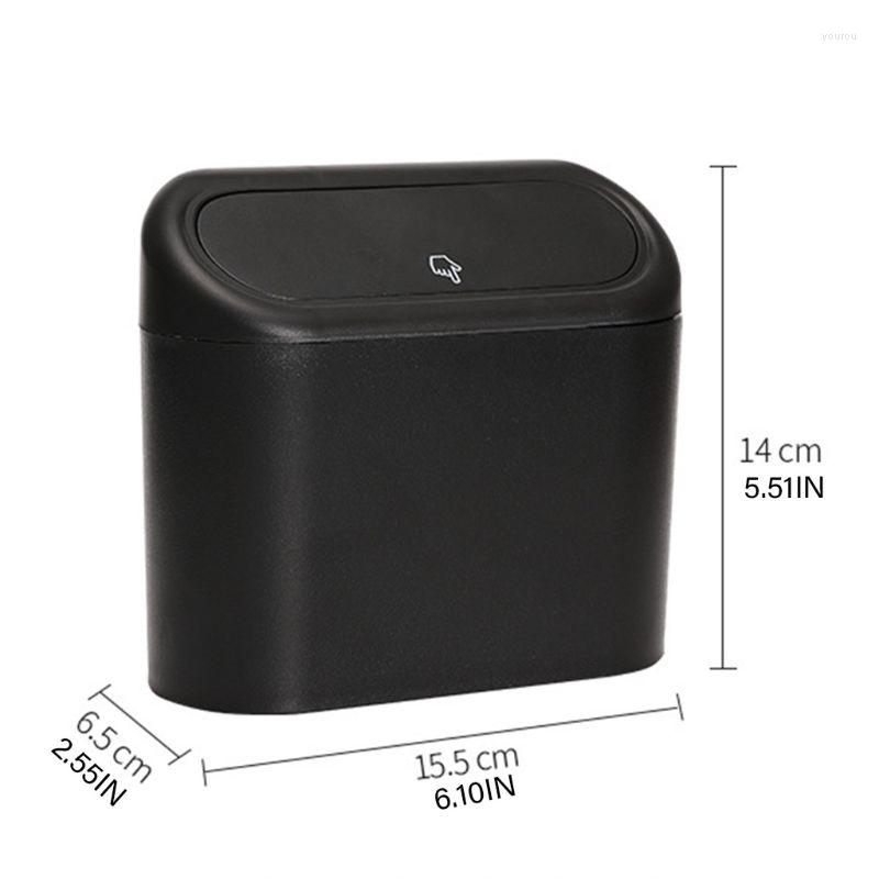 

Interior Accessories Waterproof Car Trash Can With Lid Storage Leak-proof Organizer Multipurpose Motorcycles Automotive