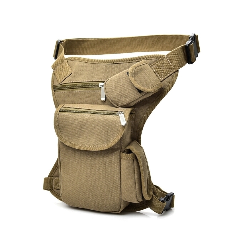 

Waist Bags Unisex Outdoor Tactical Drop Leg Man Women Portable Large Capacity Thigh Pouch For The Belt 221114, Black